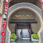 Cổng vào Carezone Bình Dương với mái vòm kiểu Hàn – Nhật